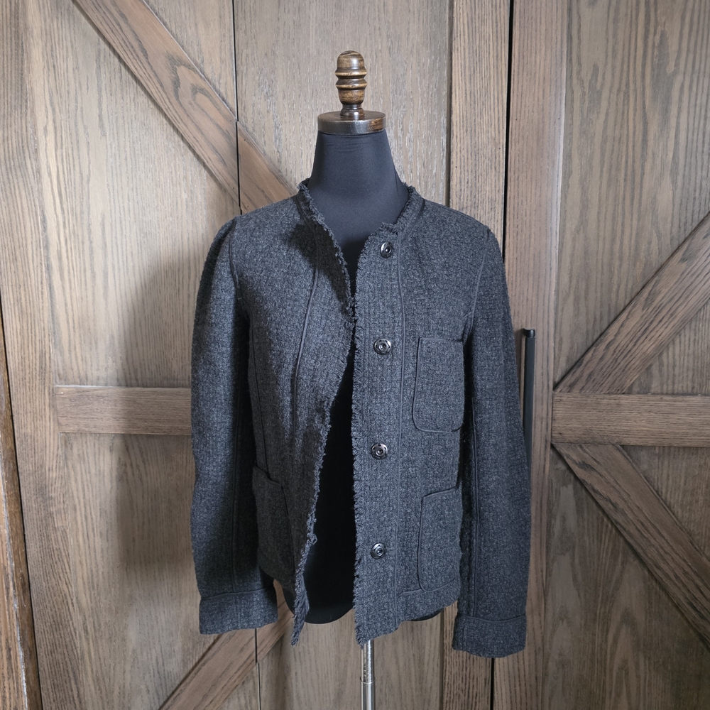 LAST CHANCE Vince Wool Snap Jacket